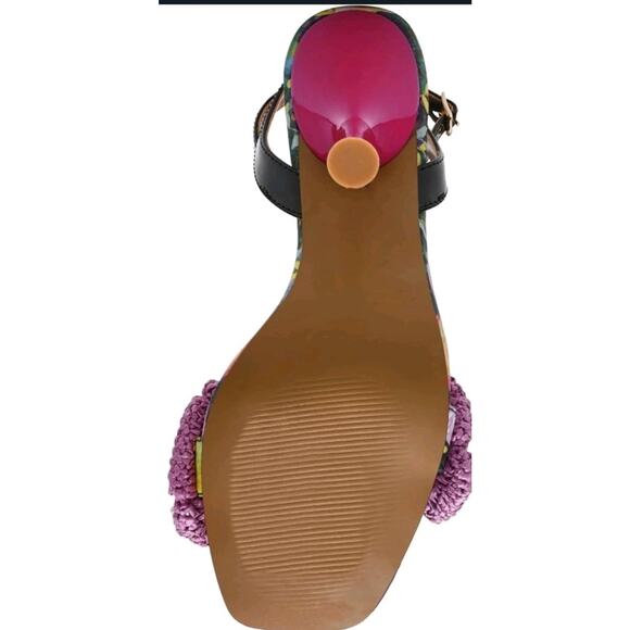 New Betsey Johnson Aimsleyy Heeled Open Toe Strappy Sandal Size US 7.5 - Picture 6 of 6